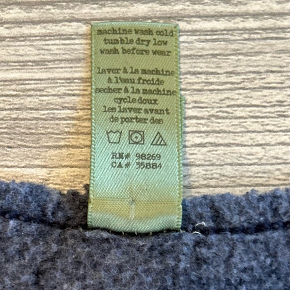 Alternative Earth Eldora Speedway  Women’s Sz Large Off Shoulder Sweatshirt Blue - Picture 7 of 10